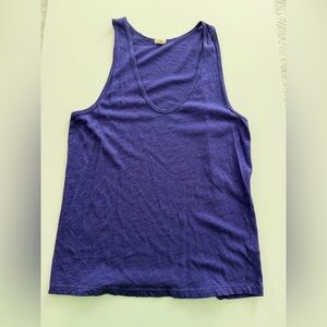J. Crew Purple Scoop Neck Tank